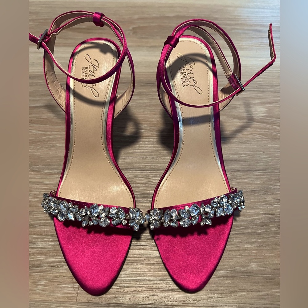 JEWEL Badgley Mischka formal heels
